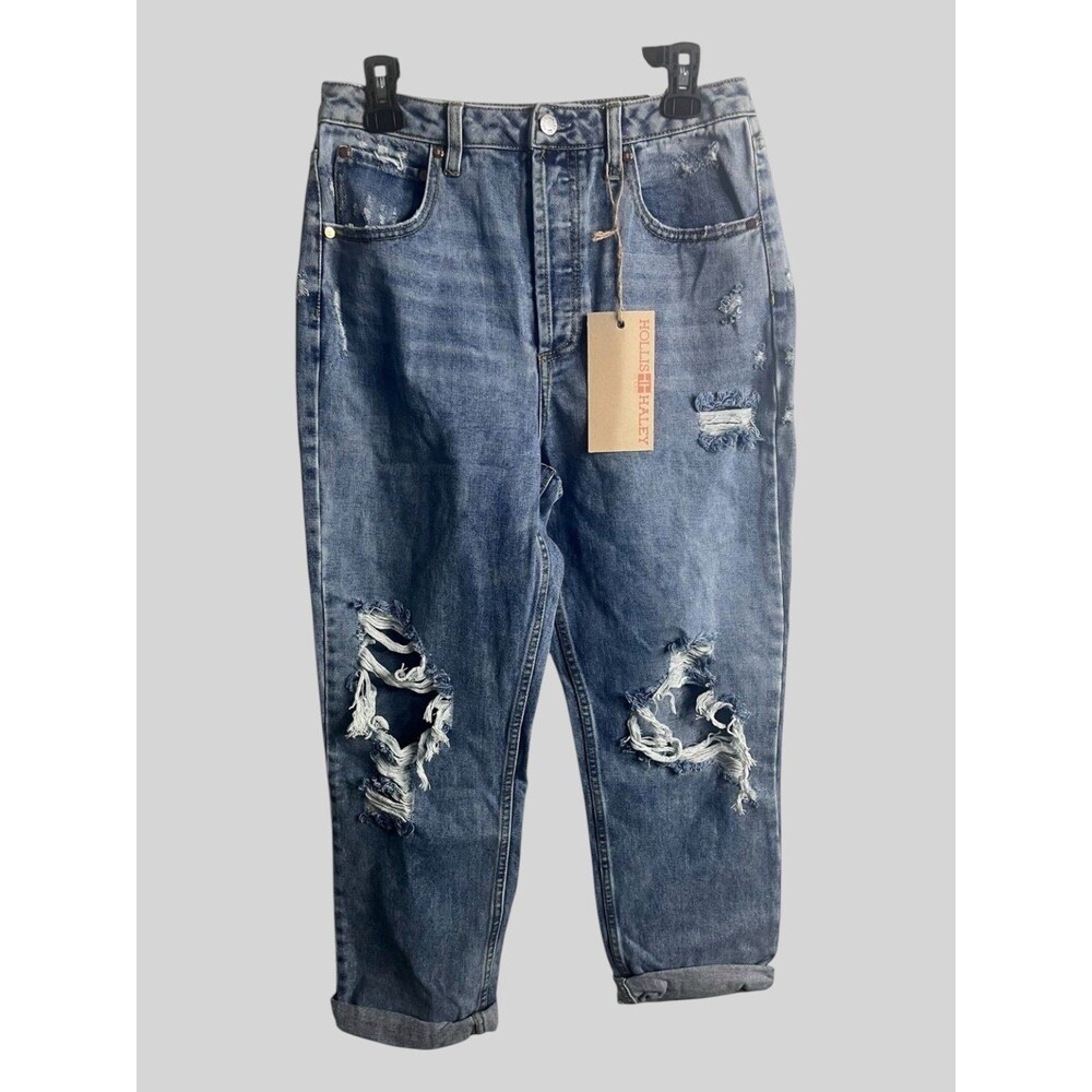 New Women’s Hollis Haley Distress Jeans Size 29x30